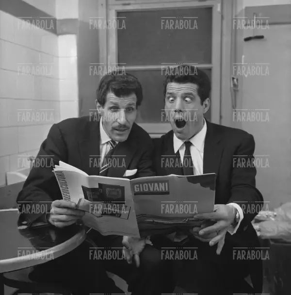 Ciccio Ingrassia e Franco Franchi, 1962 - Farabola Immagine digitale