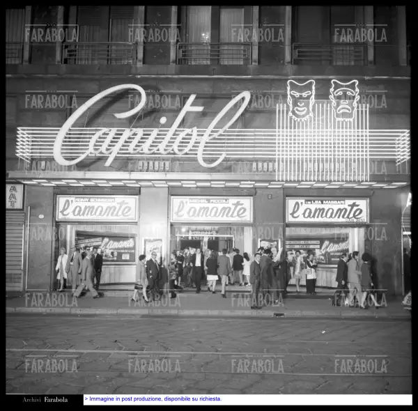 Cinema Capitol, Milano, 1970 - Farabola Immagine digitale