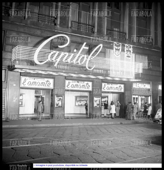 Cinema Capitol, Milano, 1970 - Farabola Immagine digitale