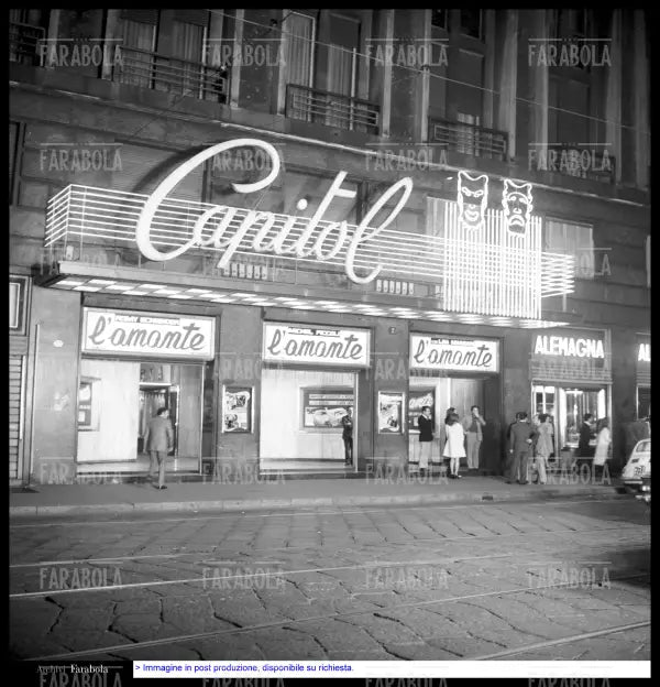 Cinema Capitol, Milano, 1970 - Farabola Immagine digitale