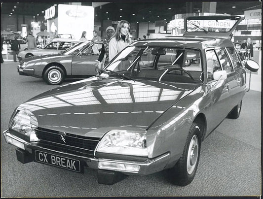 Citroën CX 2200 Salone Auto Parigi 1975 Ft 36690 - Stampa 24x18 cm - Farabola Stampa ai sali d'argento