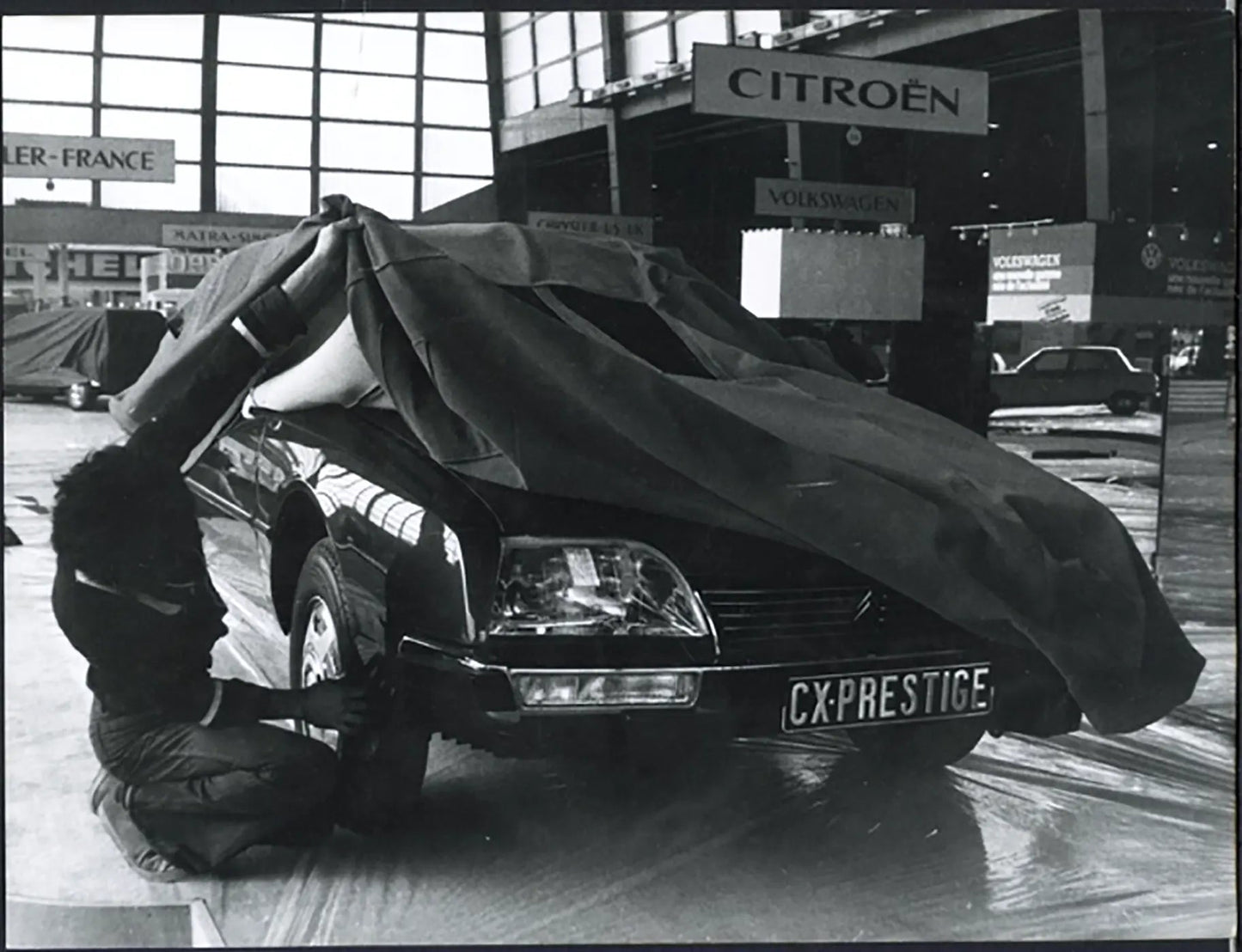 Citroën CX Salone Auto Parigi 1975 Ft 36688 - Stampa 24x18 cm - Farabola Stampa ai sali d'argento