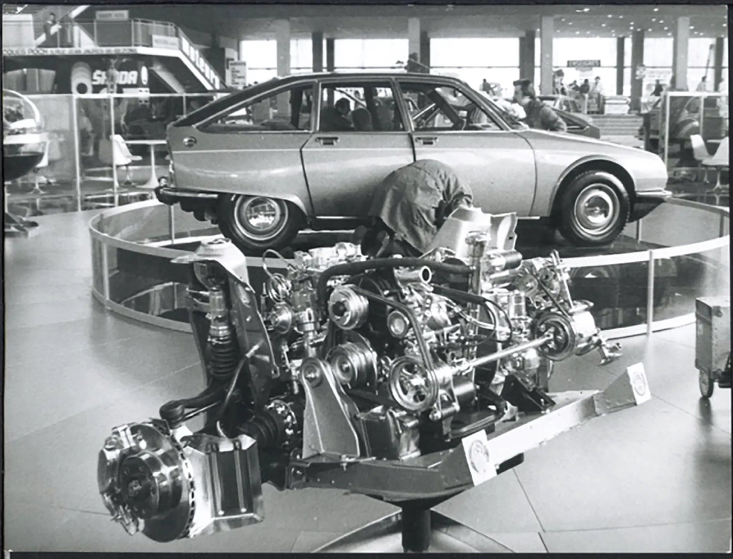 Citroën GS Salone Auto Parigi 1973 Ft 36525 - Stampa 24x18 cm - Farabola Stampa ai sali d'argento