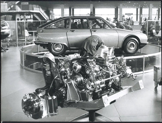 Citroën GS Salone Auto Parigi 1973 Ft 36525 - Stampa 24x18 cm - Farabola Stampa ai sali d'argento