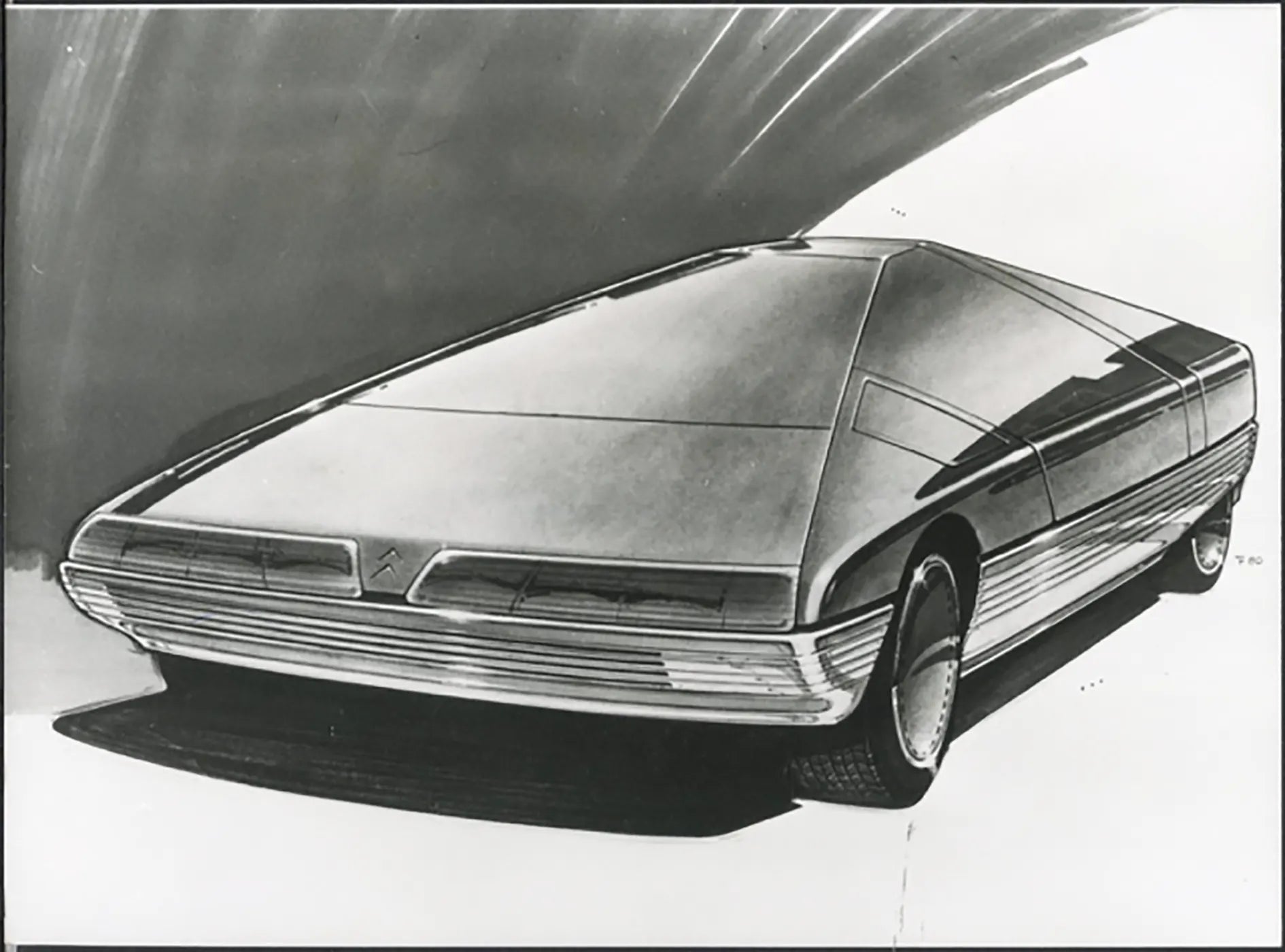 Citroën Karin Salone Auto Parigi 1980 Ft 37005 - Stampa 24x18 cm - Farabola Stampa ai sali d'argento