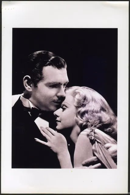 Clarg Gable e Jean Harlow Saratoga 1937 Ft 35929 - Stampa 20x30 cm - Farabola Stampa digitale (anni 90)