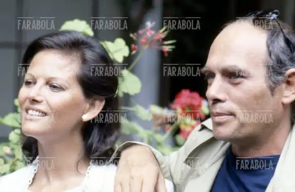 Claudia Cardinale con il marito Pasquale Squitieri, anni 70 - Farabola Immagine digitale