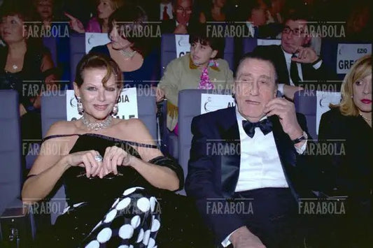 Claudia Cardinale e Alberto Sordi, Montecarlo Film Festival, 2001 - Farabola Immagine digitale