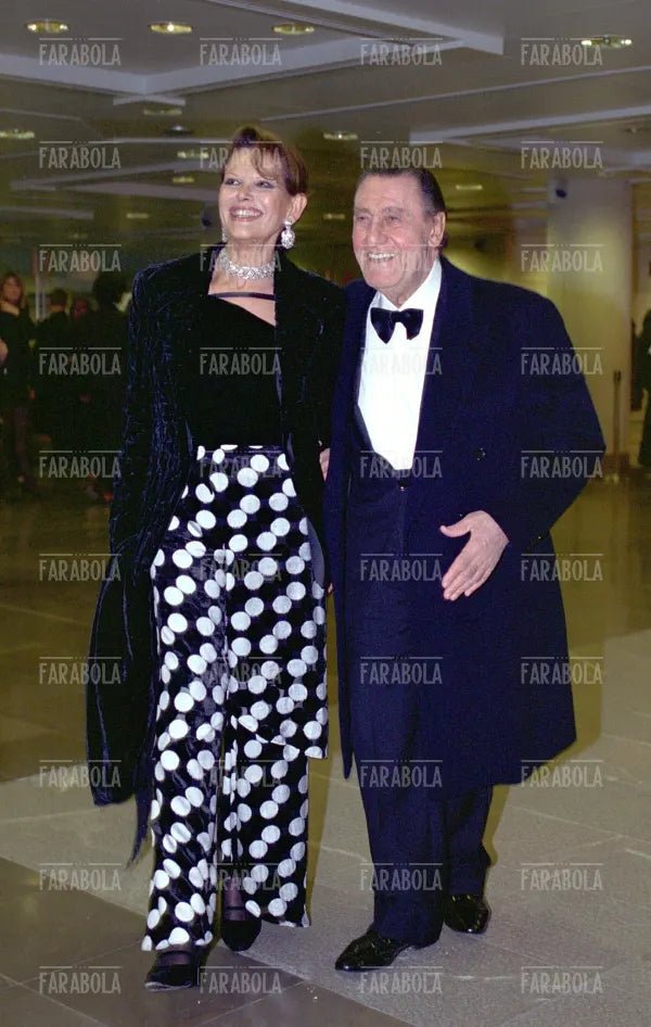 Claudia Cardinale e Alberto Sordi, Montecarlo Film Festival, 2001 - Farabola Immagine digitale