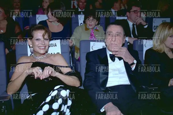 Claudia Cardinale e Alberto Sordi, Montecarlo Film Festival, 2001 - Farabola Immagine digitale