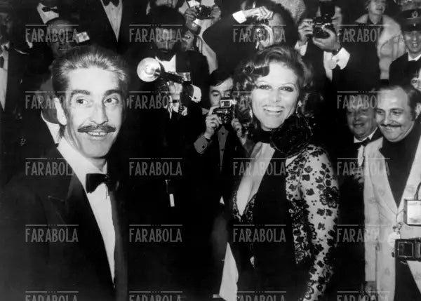 Claudia Cardinale e Franco Cristaldi, Festival di Cannes, 1974 - Farabola Immagine digitale