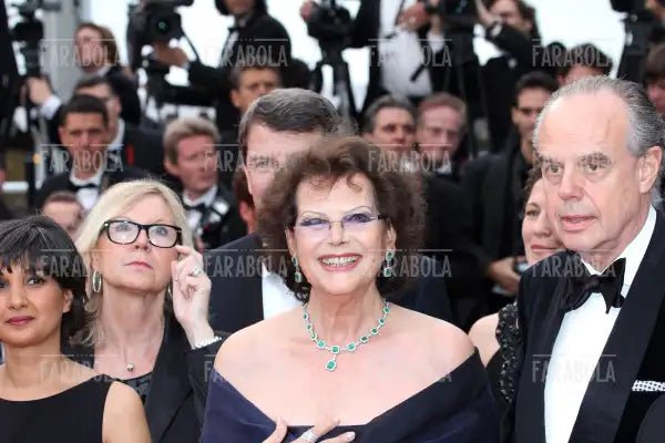 Claudia Cardinale e Frederic Mitterand, Festival di Cannes, 2011 - Farabola Immagine digitale