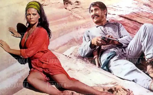 Claudia Cardinale e Jack Palance nel film I professionisti, 1966 - Farabola Immagine digitale