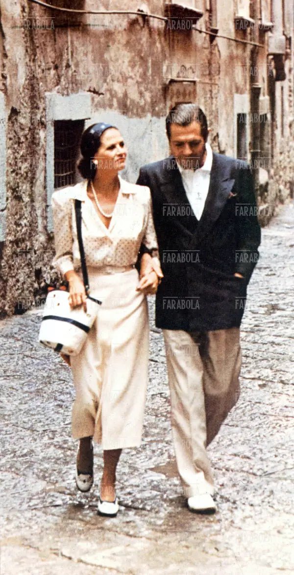 Claudia Cardinale e Marcello Mastroianni nel film La pelle, 1981 - Farabola Immagine digitale