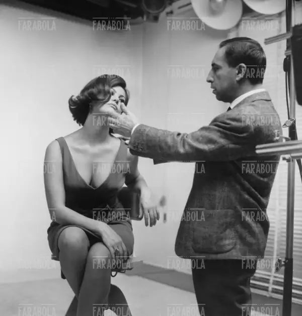 Claudia Cardinale e Tullio Farabola, Milano, 1964 - Farabola Immagine digitale