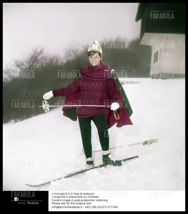Claudia Cardinale, Monte Terminillo, 1962 - Farabola Immagine digitale