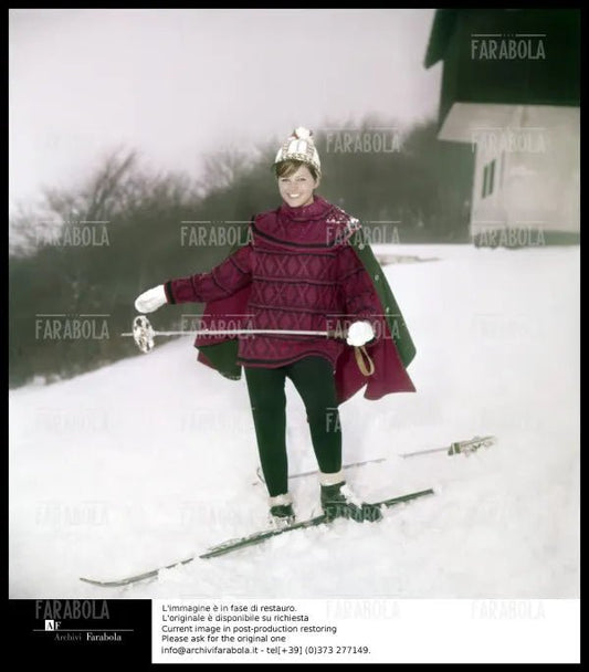 Claudia Cardinale, Monte Terminillo, 1962 - Farabola Immagine digitale