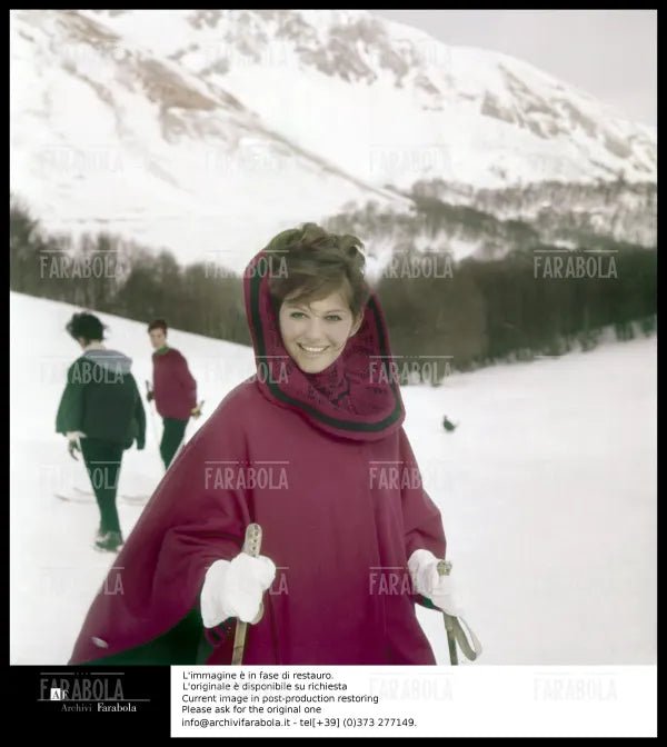 Claudia Cardinale, Monte Terminillo, 1962 - Farabola Immagine digitale