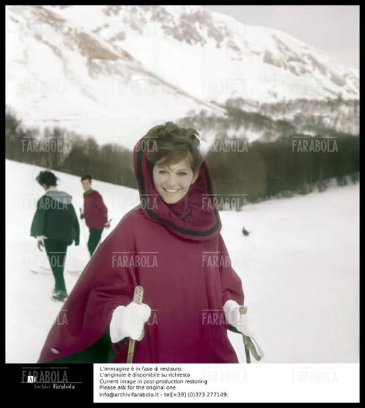 Claudia Cardinale, Monte Terminillo, 1962 - Farabola Immagine digitale