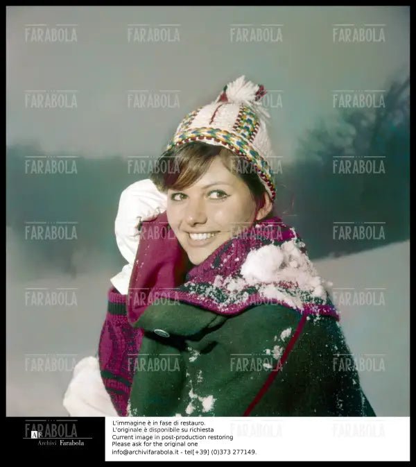 Claudia Cardinale, Monte Terminillo, 1962 - Farabola Immagine digitale
