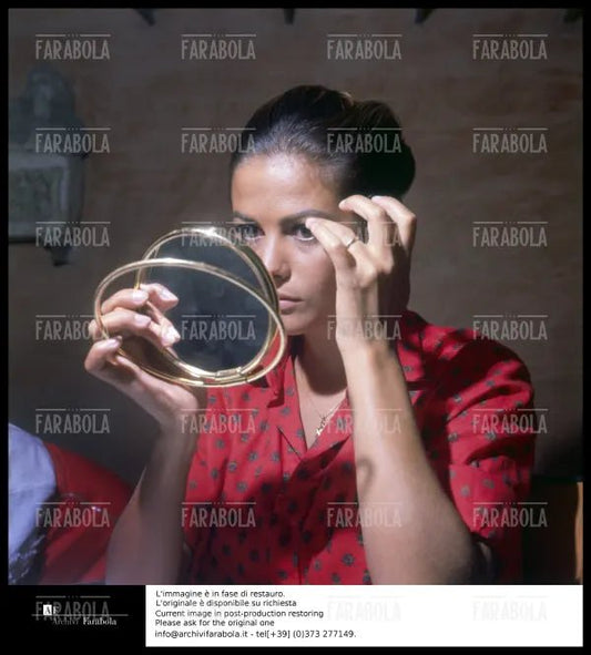Claudia Cardinale sul set del film Vaghe stelle dell'Orsa, 1965 - Farabola Immagine digitale
