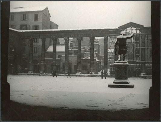 Colonne di San Lorenzo a Milano anni 60 Ft 3390 - Stampa 24x18 cm - Farabola Stampa ai sali d'argento