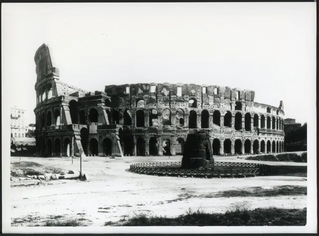 Colosseo Roma anni 60 Ft 4096 - Stampa 24x18 cm - Farabola Stampa ai sali d'argento (anni 90)