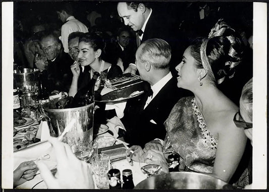 Compleanno di Maria Callas 1964 Ft 37452 - Stampa 18x13 cm - Farabola Stampa ai sali d'argento