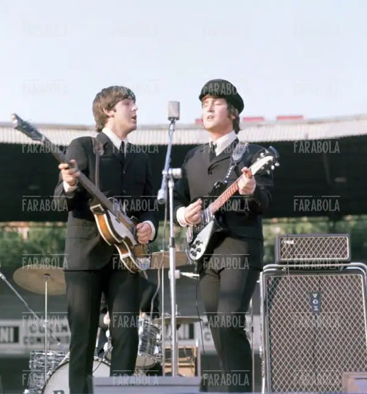 Concerto dei Beatles, Prove, Milano, 1965 - Farabola Immagine digitale