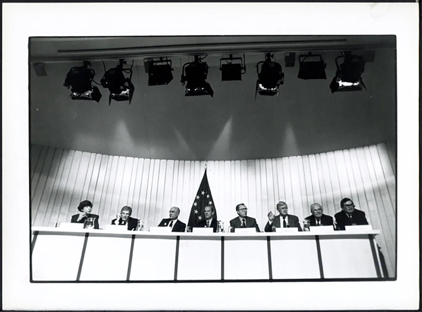 Conferenza Cee - Usa sul lavoro 1990 Ft 37177 - Stampa 24x18 cm - Farabola Stampa ai sali d'argento