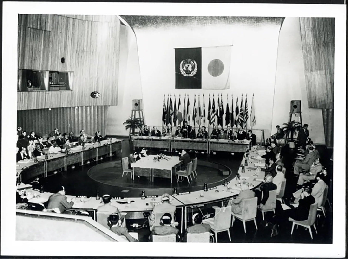 Conferenza FAO a Tokyo 1958 Ft 37972 - Stampa 24x18 cm - Farabola Stampa ai sali d'argento (anni 90)