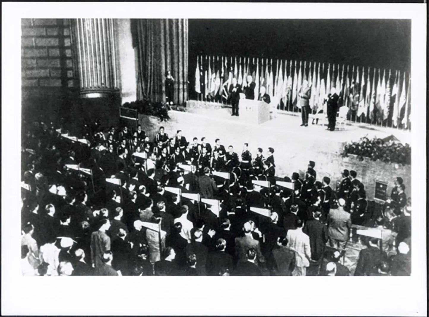Conferenza San Francisco 1945 Ft 37973 - Stampa 24x18 cm - Farabola Stampa ai sali d'argento (anni 90)