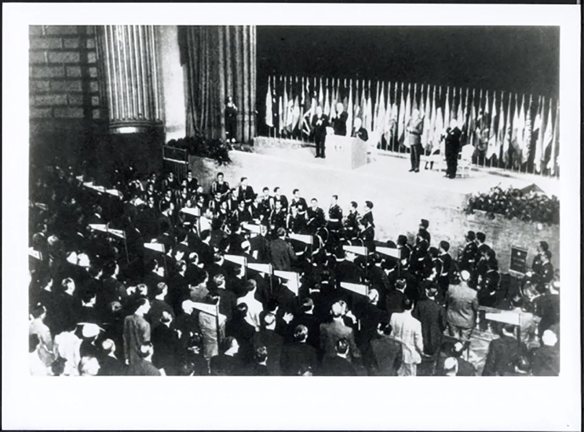 Conferenza San Francisco 1945 Ft 37973 - Stampa 24x18 cm - Farabola Stampa ai sali d'argento (anni 90)