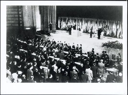 Conferenza San Francisco 1945 Ft 37973 - Stampa 24x18 cm - Farabola Stampa ai sali d'argento (anni 90)