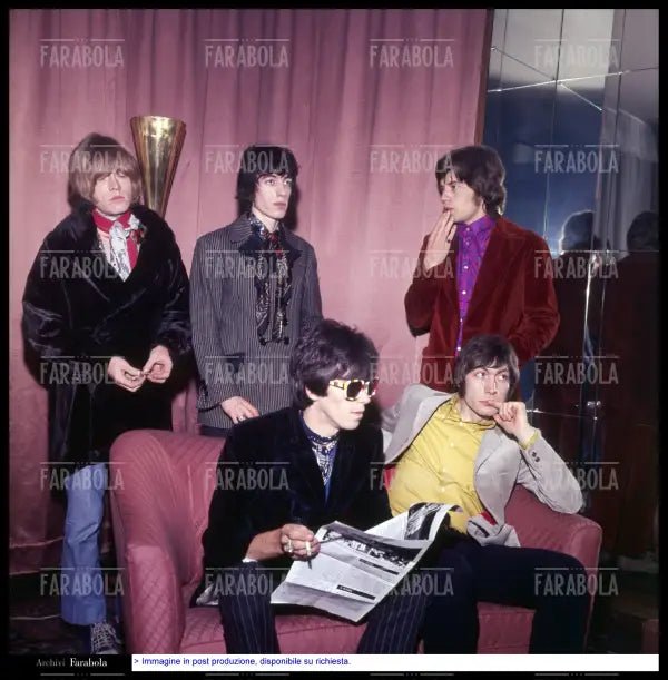 Conferenza stampa dei Rolling Stones, Milano, 1967 - Farabola Immagine digitale