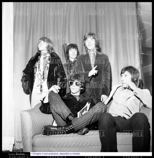 Conferenza stampa dei Rolling Stones, Milano, 1967 - Farabola Immagine digitale