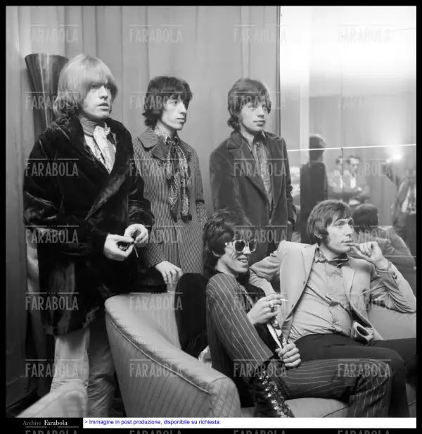 Conferenza stampa dei Rolling Stones, Milano, 1967 - Farabola Immagine digitale