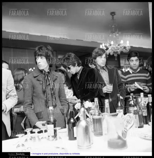 Conferenza stampa dei Rolling Stones, Milano, 1967 - Farabola Immagine digitale