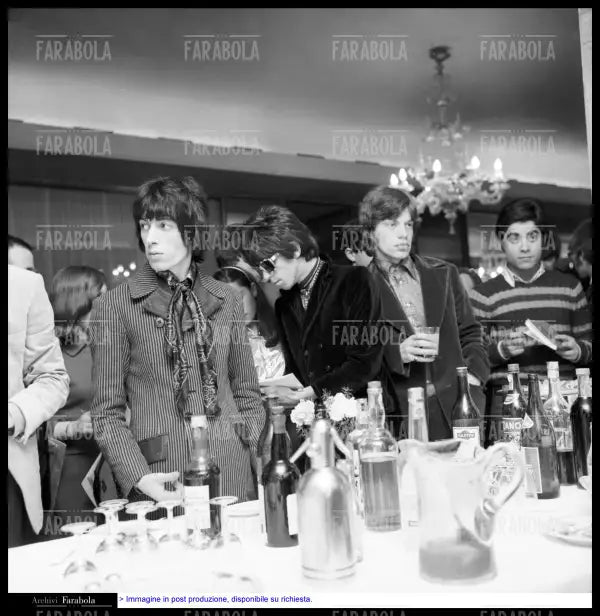 Conferenza stampa dei Rolling Stones, Milano, 1967 - Farabola Immagine digitale