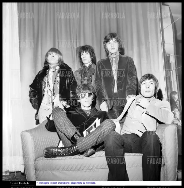 Conferenza stampa dei Rolling Stones, Milano, 1967 - Farabola Immagine digitale