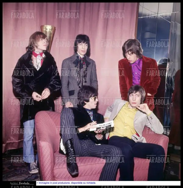 Conferenza stampa dei Rolling Stones, Milano, 1967 - Farabola Immagine digitale