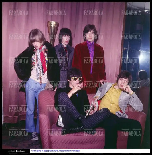 Conferenza stampa dei Rolling Stones, Milano, 1967 - Farabola Immagine digitale