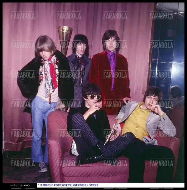 Conferenza stampa dei Rolling Stones, Milano, 1967 - Farabola Immagine digitale