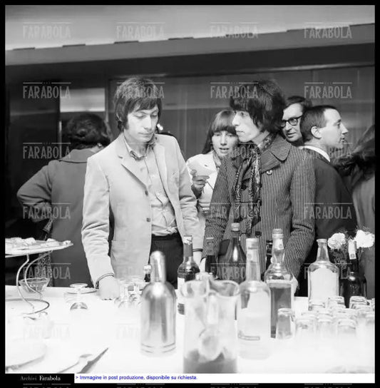 Conferenza stampa dei Rolling Stones, Milano, 1967 - Farabola Immagine digitale