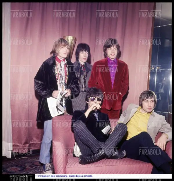 Conferenza stampa dei Rolling Stones, Milano, 1967 - Farabola Immagine digitale
