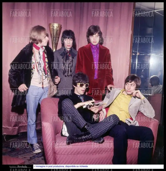 Conferenza stampa dei Rolling Stones, Milano, 1967 - Farabola Immagine digitale