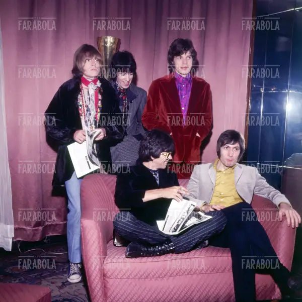 Conferenza stampa dei Rolling Stones, Milano, 1967 - Farabola Immagine digitale