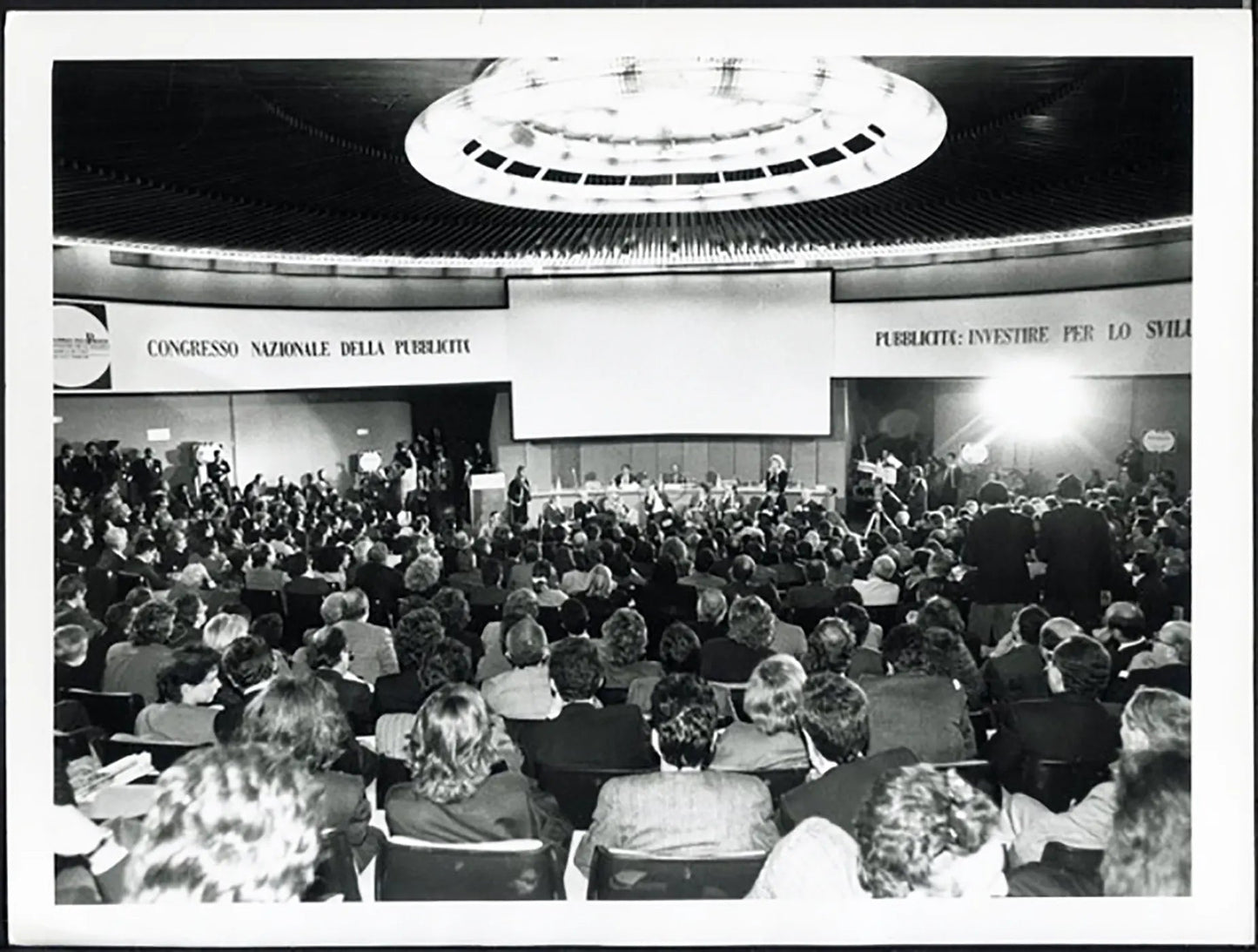 Congresso della Pubblicità anni 80 Ft 37806 - Stampa 24x18 cm - Farabola Stampa ai sali d'argento