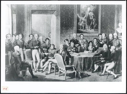 Congresso di Vienna 1814 Ft 37772 - Stampa 24x18 cm - Farabola Stampa ai sali d'argento