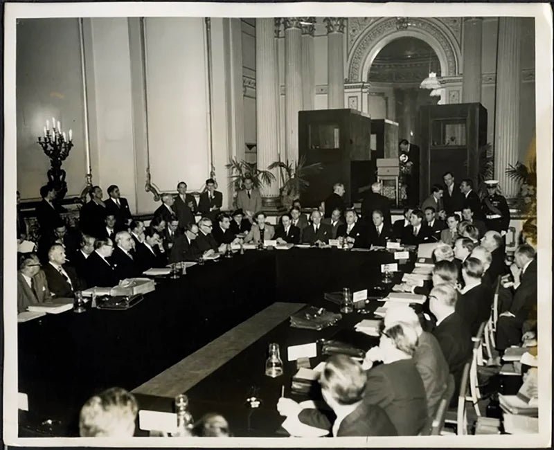 Consiglio Nato a Londra 1950 Ft 37699 - Stampa 20x25 cm - Farabola Stampa ai sali d'argento